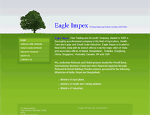Tablet Screenshot of eagleimpex.com